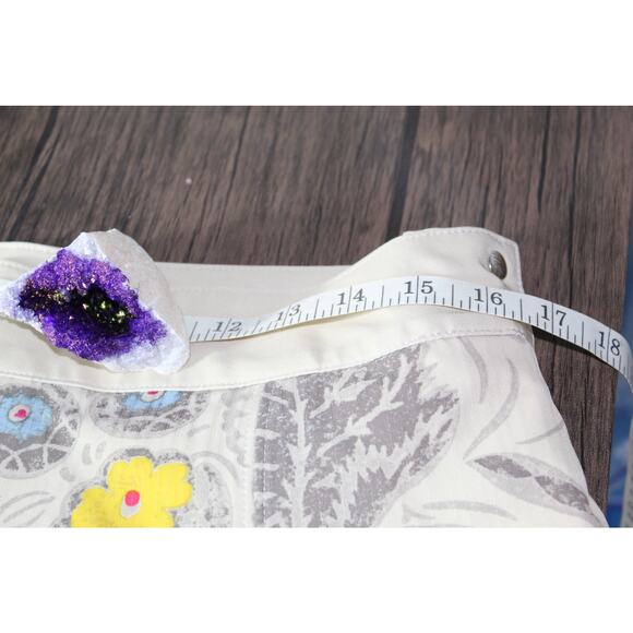 Nike Golf Skort Pockets All Over Print Beige Flower Floral Large - Picture 9 of 16